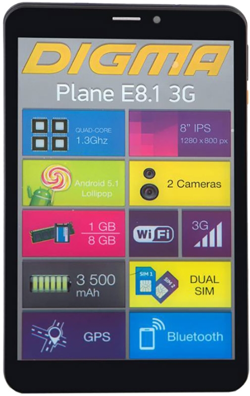 Digma Plane E8.1 3G
