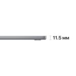 Apple MacBook Air 15 (M2, 8C CPU/10C GPU, 2023), 8 GB, 256 GB SSD, Space Gray MQKP3 — изображение 2