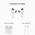 Apple AirPods 3 (2021) Wireless Case White — изображение 2
